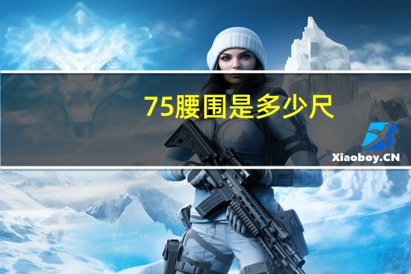 75腰围是多少尺