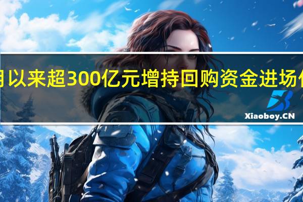 8月以来超300亿元增持回购资金进场传递信心