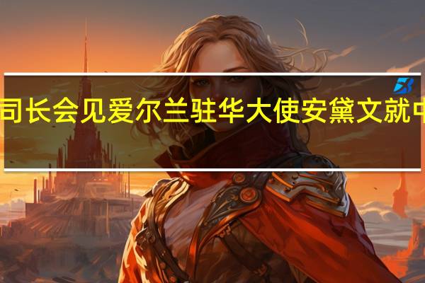 8月28日余元堂司长会见爱尔兰驻华大使安黛文就中爱经贸合作交换意见（商务部）