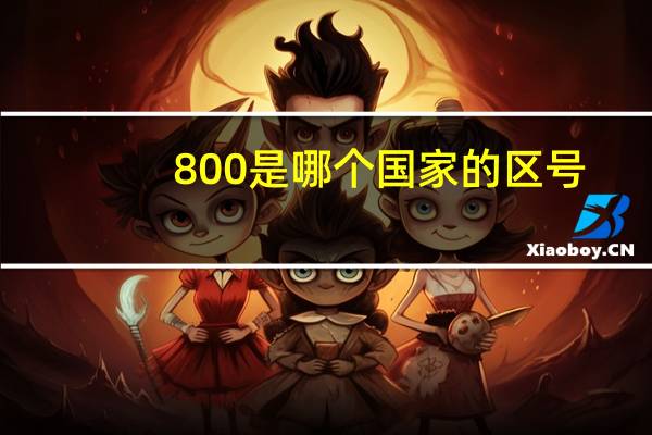 800是哪个国家的区号