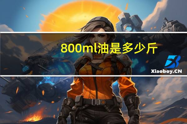 800ml油是多少斤