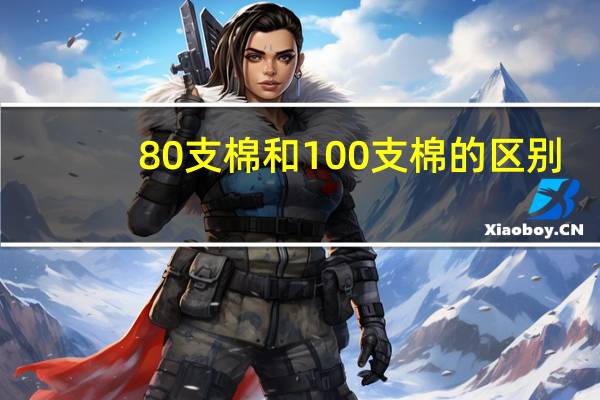 80支棉和100支棉的区别
