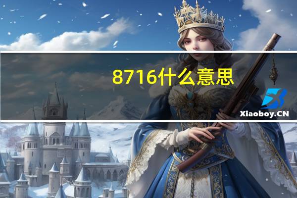 8716什么意思