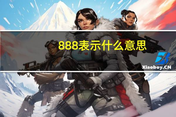 888表示什么意思