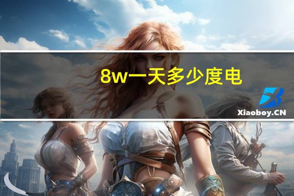 8w一天多少度电