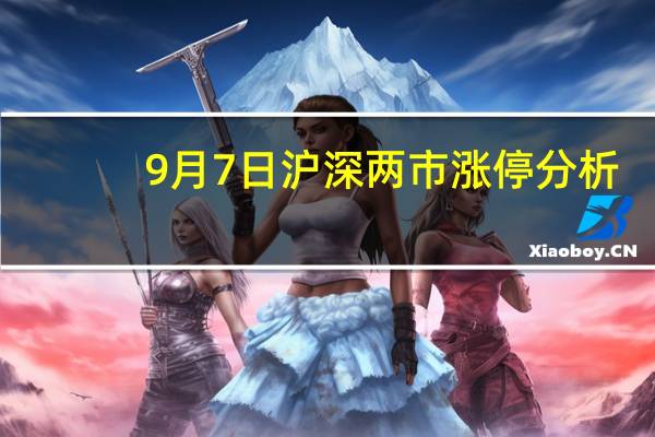 9月7日沪深两市涨停分析