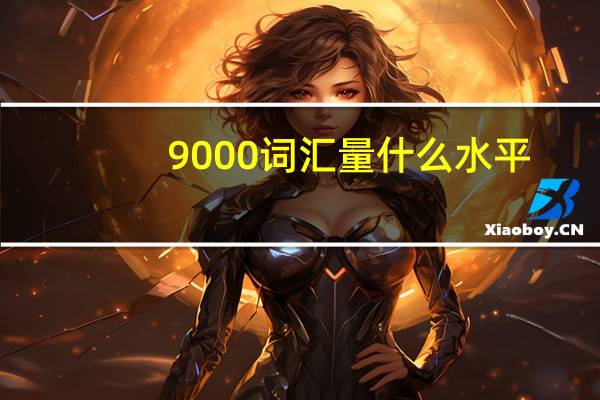 9000词汇量什么水平