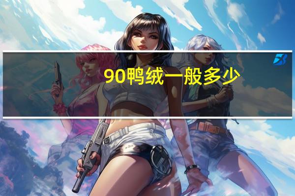 90  鸭绒一般多少