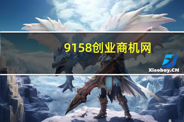 9158创业商机网（588创业商机网简介）