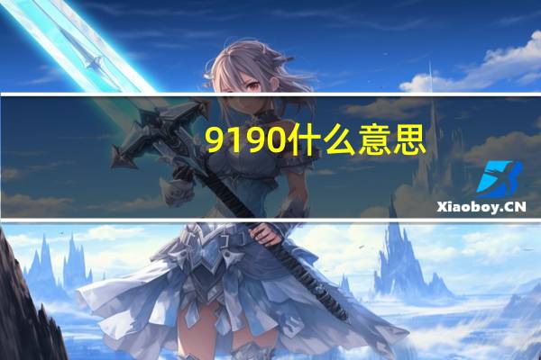 9190什么意思