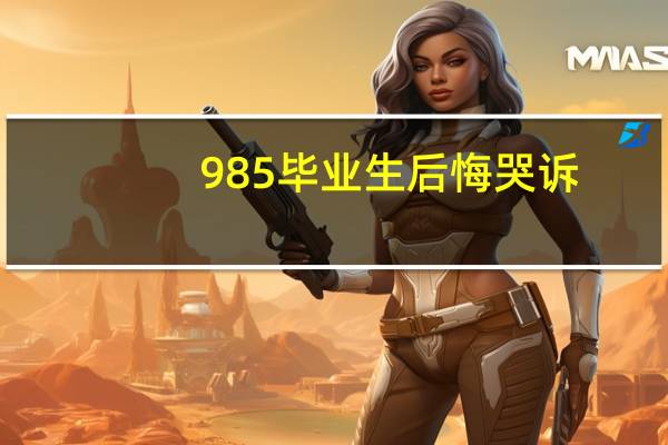 985毕业生后悔哭诉，大学尽量不要选择哪几个专业，就业会将受限