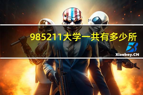 985211大学一共有多少所
