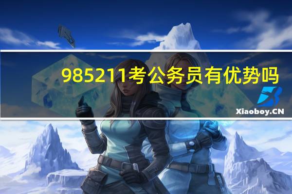985211考公务员有优势吗