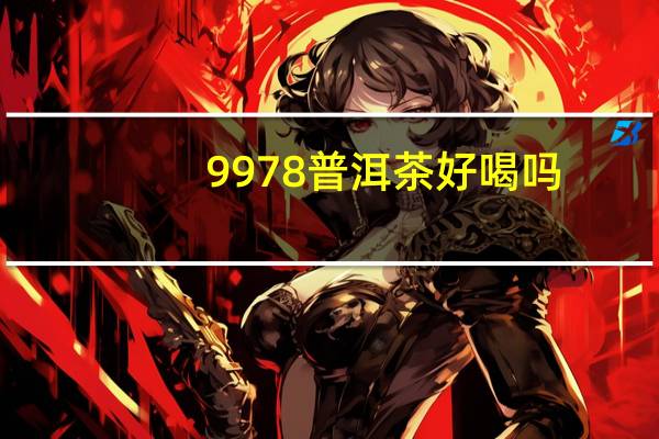 9978普洱茶好喝吗（9978）