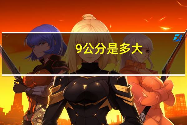 9公分是多大