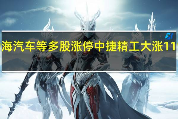A股汽车零部件板块震荡走强腾龙股份、铭科精技、西上海、渤海汽车等多股涨停中捷精工大涨11%天龙股份涨超7%万安科技、海泰科、远东传动、常青股份纷纷跟涨