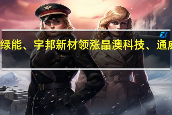 A股硅能源板块震荡上升隆基绿能、宇邦新材领涨晶澳科技、通威股份、TCL中环、弘元绿能等跟涨