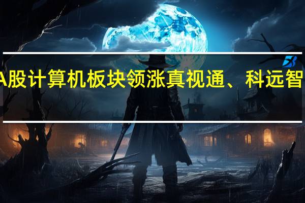 A股计算机板块领涨 真视通、科远智慧涨停