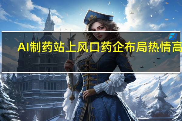AI制药站上风口 药企布局热情高涨