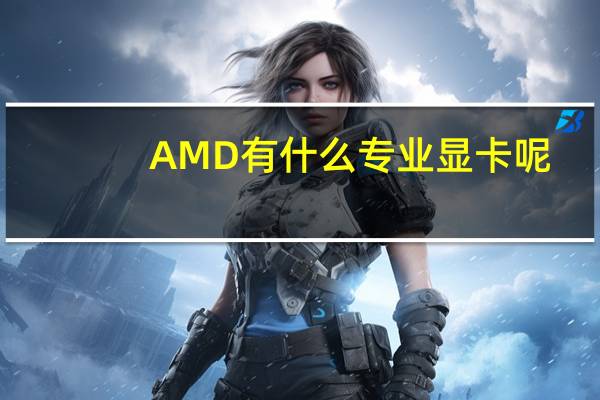 AMD有什么专业显卡呢