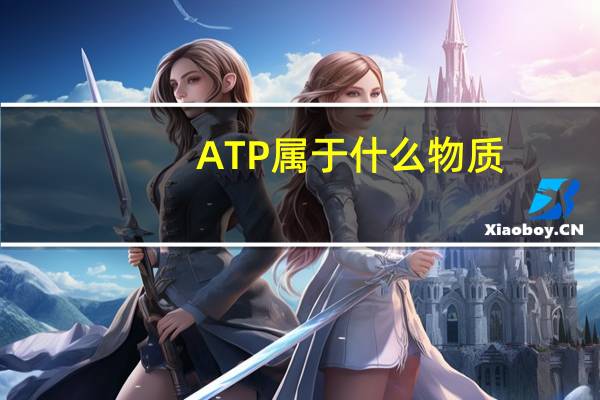 ATP属于什么物质
