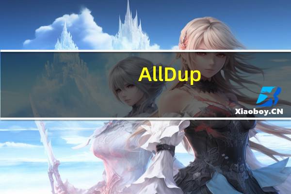 AllDup(清理重复文件的软件) V4.5.16 官方版(AllDup(清理重复文件的软件) V4.5.16 官方版功能简介)
