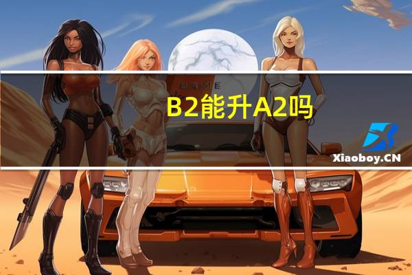 B2能升A2吗