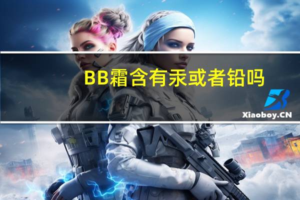 BB霜含有汞或者铅吗
