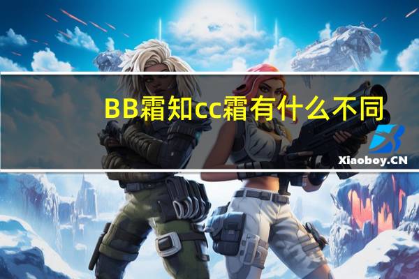BB霜知cc霜有什么不同