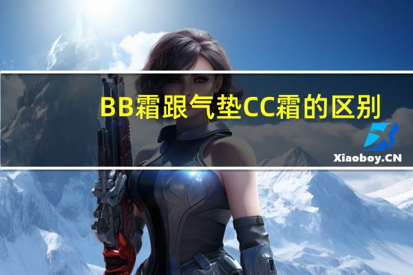 BB霜跟气垫CC霜的区别