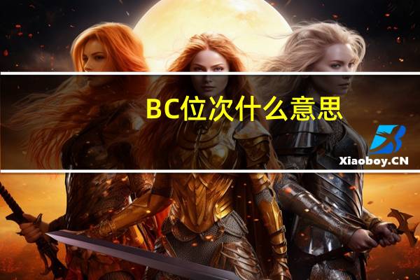 BC位次什么意思
