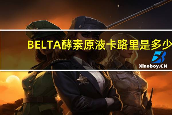 BELTA 酵素原液卡路里是多少