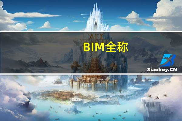 BIM全称