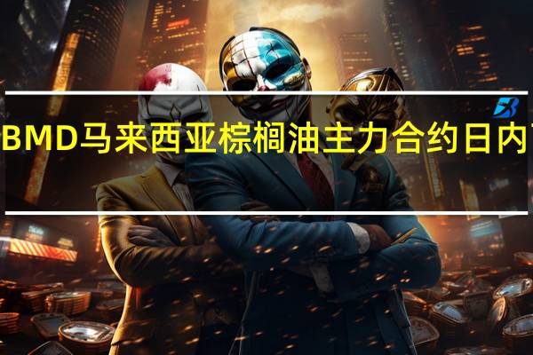 BMD马来西亚棕榈油主力合约日内下跌2.00%现报3876林吉特/吨