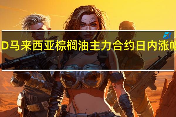 BMD马来西亚棕榈油主力合约日内涨幅扩大至2.00%现报3983林吉特/吨