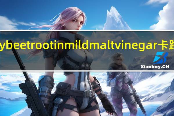 Baby beetroot in mild malt vinegar卡路里是多少
