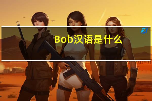 Bob汉语是什么