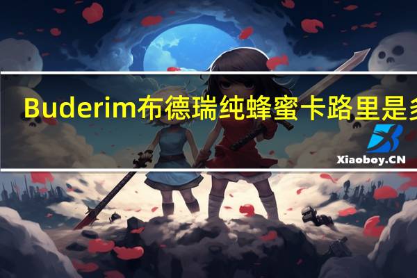 Buderim 布德瑞 纯蜂蜜卡路里是多少