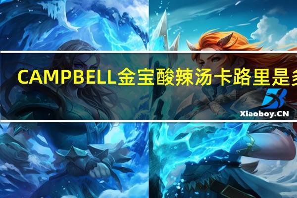 CAMPBELL金宝 酸辣汤卡路里是多少