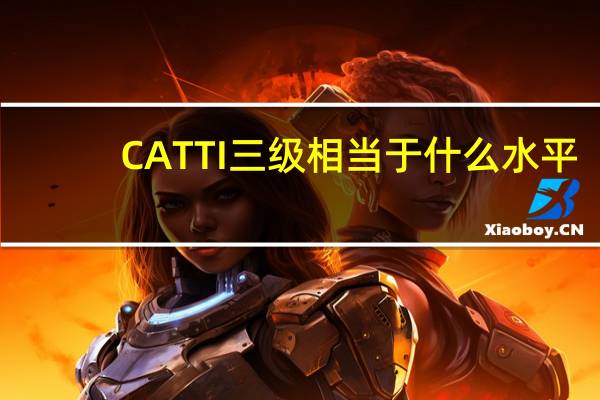 CATTI三级相当于什么水平