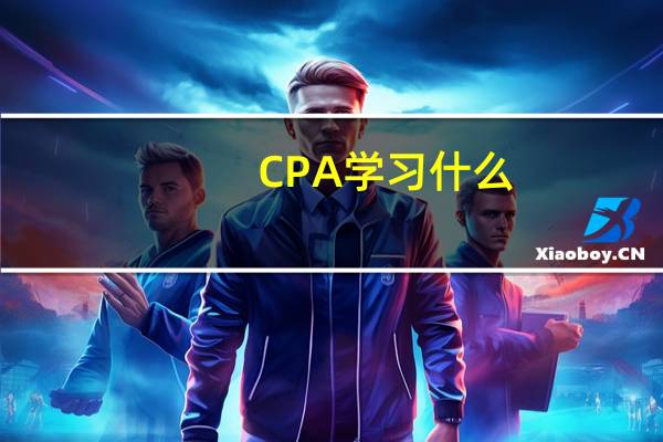 CPA学习什么