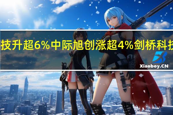 CPO概念持续活跃源杰科技升超6%中际旭创涨超4%剑桥科技、新易盛、锐捷网络小幅跟进