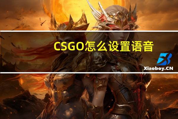 CSGO怎么设置语音