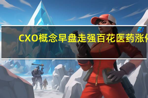 CXO概念早盘走强 百花医药涨停