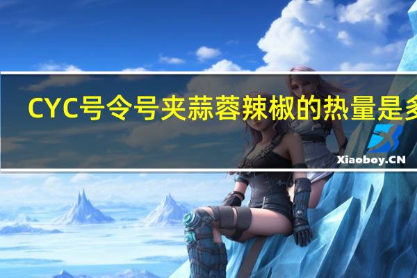 CYC号令号夹蒜蓉辣椒的热量是多少