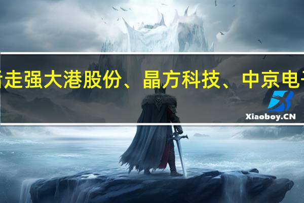 Chiplet概念午后走强大港股份、晶方科技、中京电子、盈方微等短线快升