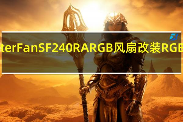 CoolerMasterMasterFanSF240RARGB风扇改装RGB光害机壳的首选系统风扇