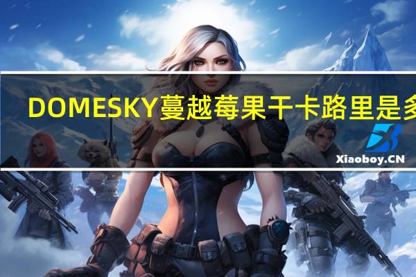 DOMESKY 蔓越莓果干卡路里是多少