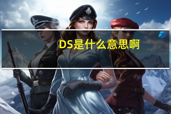 DS是什么意思啊
