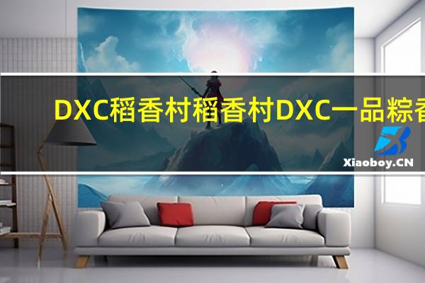 DXC稻香村 稻香村 DXC 一品粽香(黑芝麻棕)的热量是多少